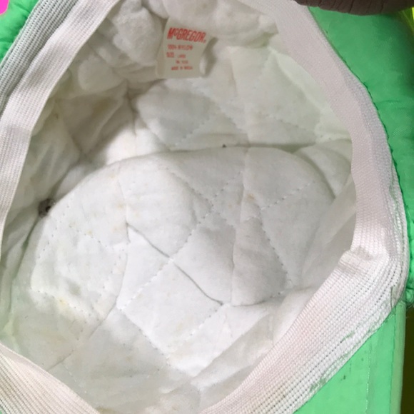 MCGREGOR Vintage Neon Green Side Snap Puff Hat - Picture 7 of 7